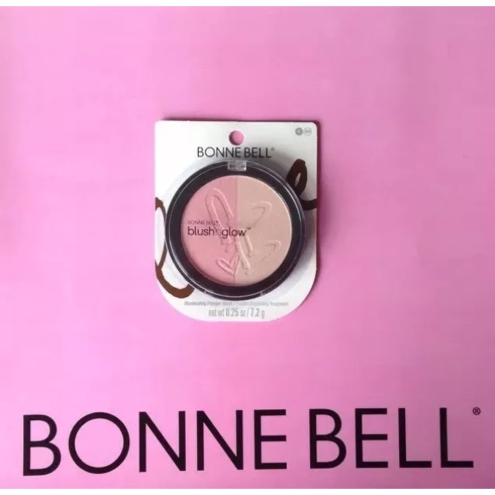 Bonne Bell Blush'nglow Illuminating Powder‎ Blush. Pink (in Sun Blushed Rose)